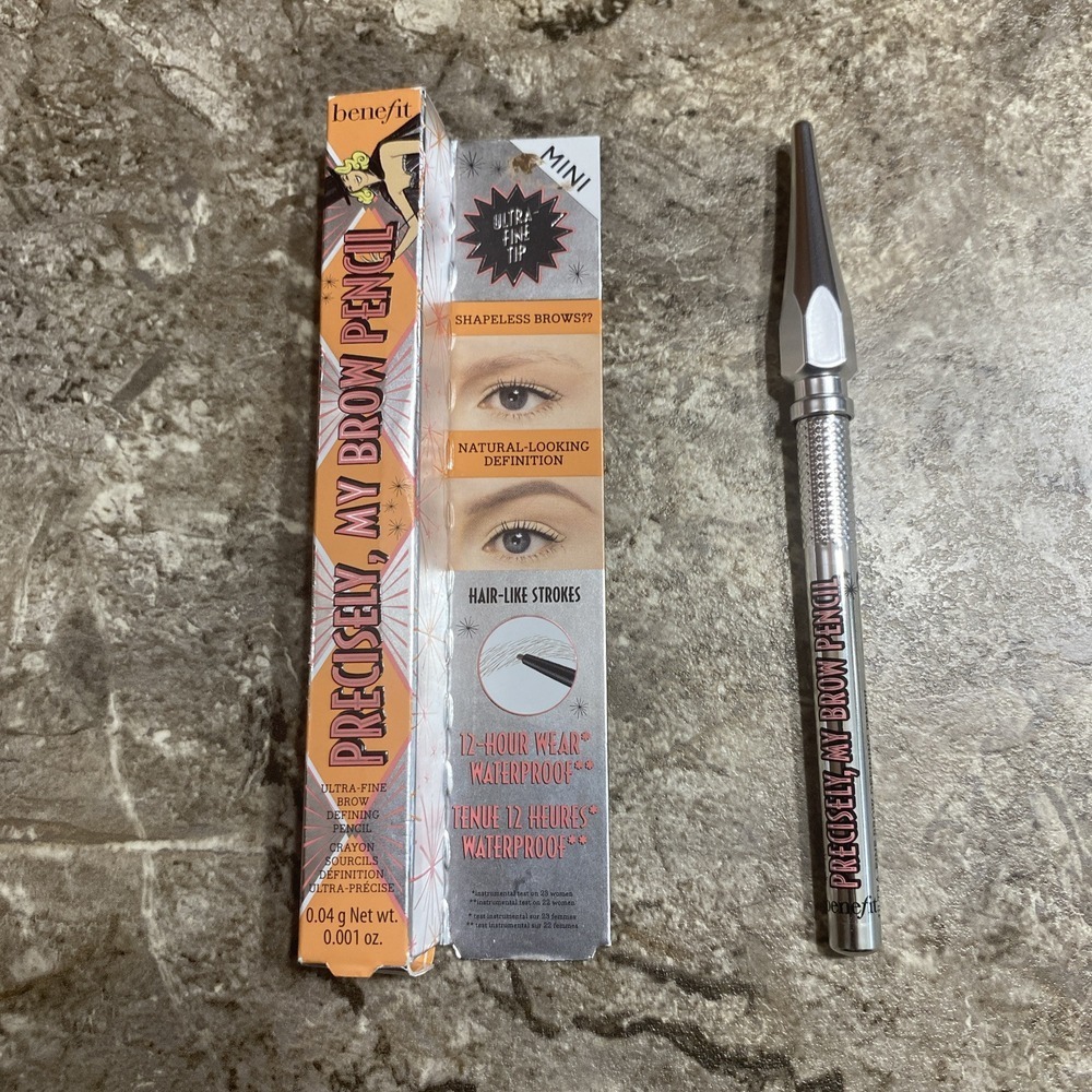 Benefit Precisely, My‎ Brow Pencil ~ #3 Warm Light Brown NEW Mini